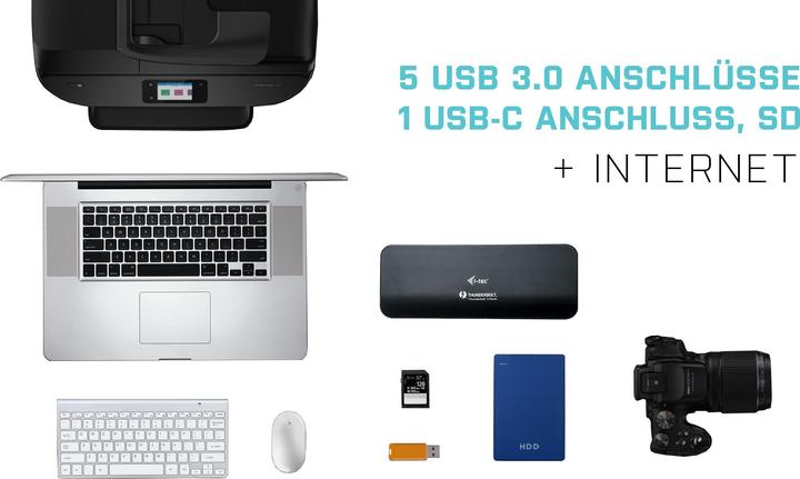 Immagine prodotto i-tec Thunderbolt 3 Dual Dock (Thunderbolt, 5 Porti)