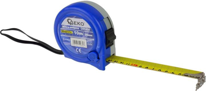 GEKO Meterbandmass mit Magnet, 10 mx 25 mm (10 m)