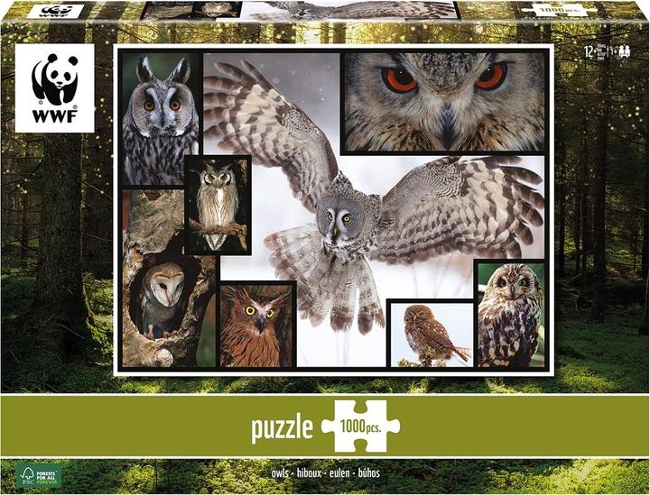 Image du produit WWF Puzzle de la chouette (1000 pièces)