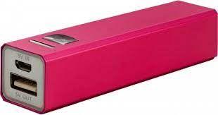 Peter Jäckel Power Bank MNI TUBE 2600mAh pink