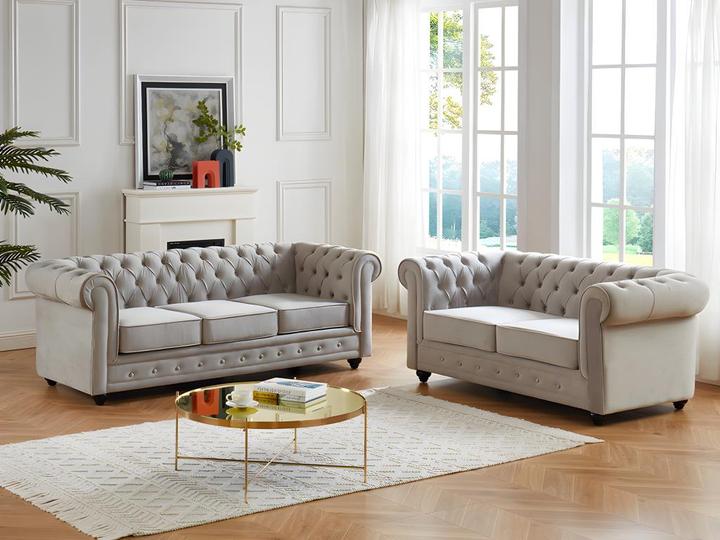 Actual product image Vente-unique Chesterfield (3-seater)