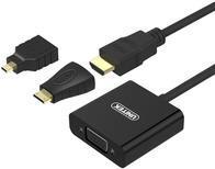 Produktbild Unitek Y-6355 Videokabel-Adapter HDMI VGA (VGA, HDMI, 17.70 cm)