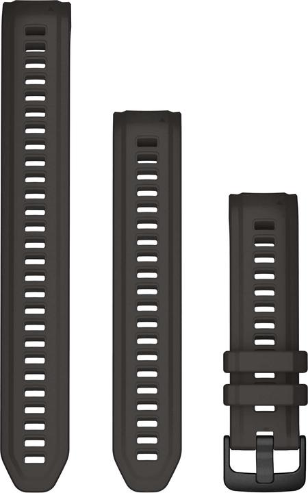 Actual product image Garmin Replacement Bracelet (20 mm, Silicone, Stainless steel)