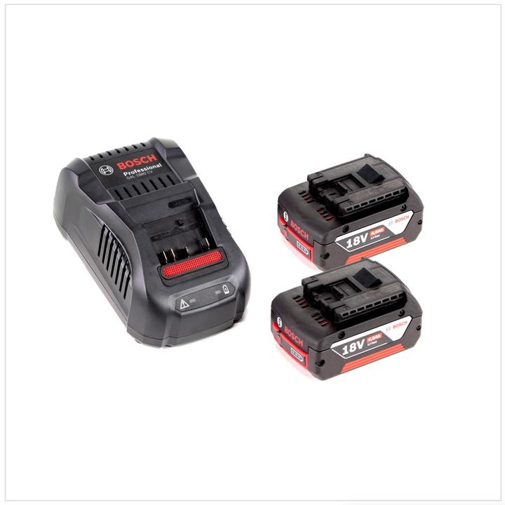 Produktbild Bosch Professional Bosch GAS 18V-1 Professional Li-Ion Akku Staubsauger Hand Sauger + 2x GBA 4,0 Ah Akku + GAL 1880 CV