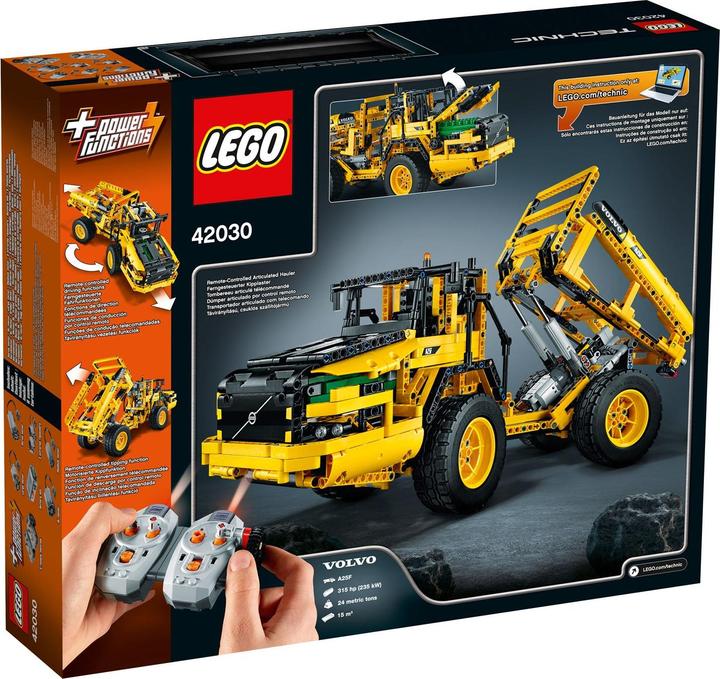 Actual product image LEGO Technic Remote-Controlled VOLVO L350F Wheel Loader (42030, LEGO Technic, LEGO Rare Sets)