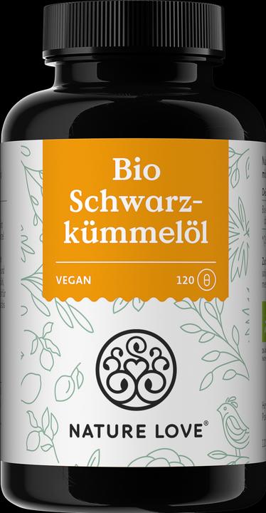 Immagine prodotto Nature Love Olio di cumino nero (120 Pezzo/i, Pillole, 71 g)