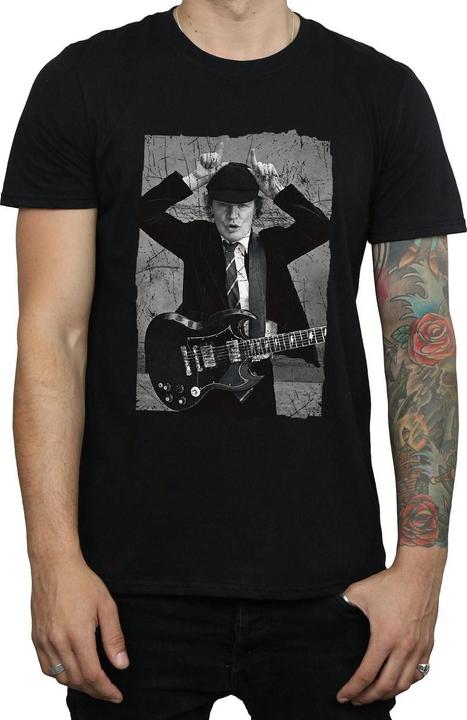 Produktbild AC/DC Angus Young Distressed Photo TShirt (L)
