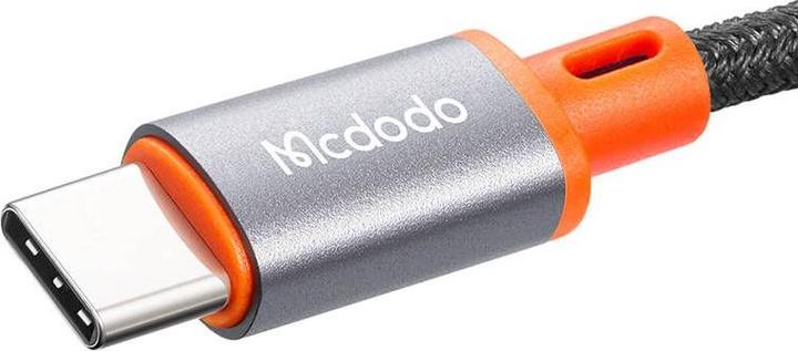 Actual product image Mcdodo Typ-C auf AUX 3.5 Stecker-Spiralkabel (3.5mm jack, USB Type C)