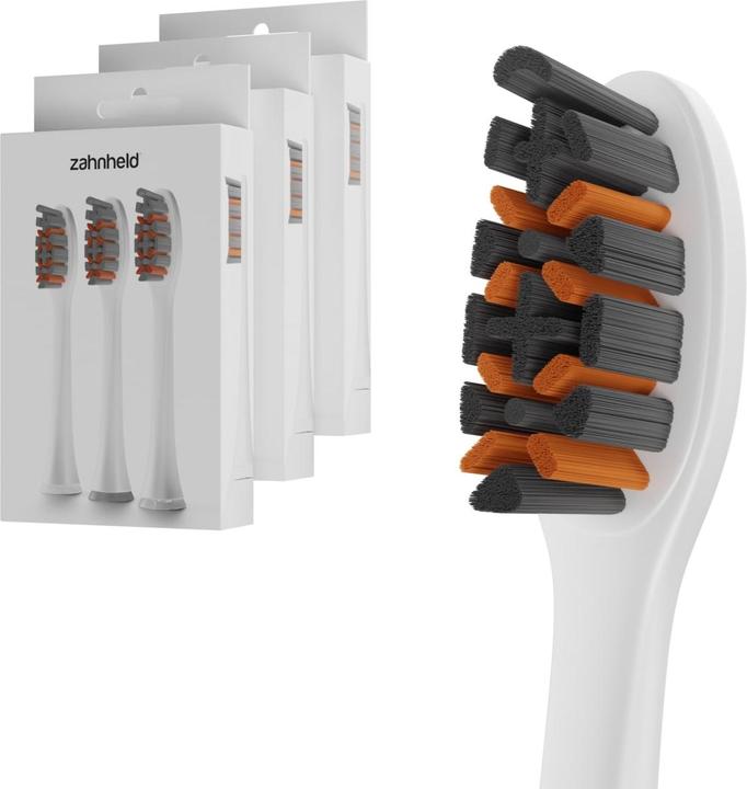 Produktbild Zahnheld Bürstenkopf Pro X-Clean 9x Weiss (9 x)