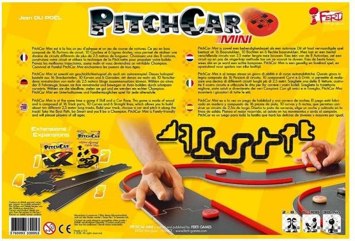 Image du produit FG010 - PitchCar Mini, jeu de société, pour 2 à 8 joueurs, à partir de 6 ans (Français)
