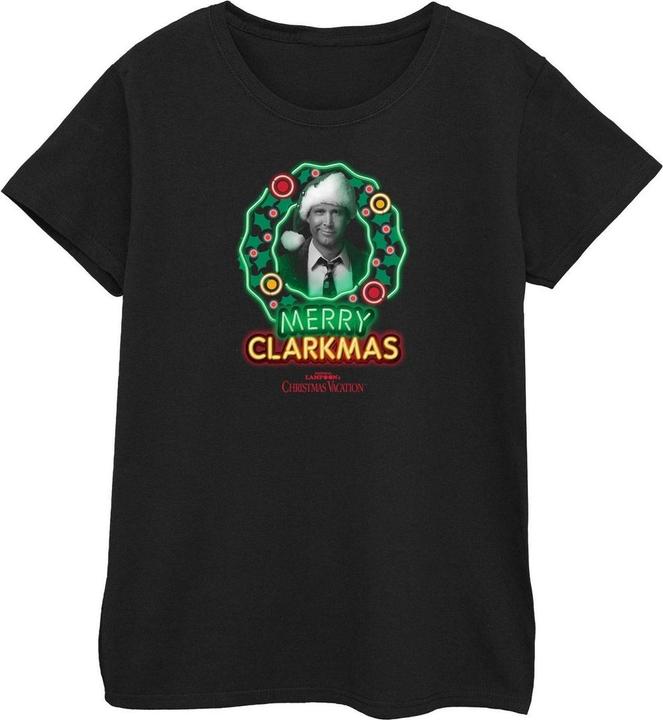 Produktbild National Lampoon´s Vacation Graustufen Clarkmas TShirt aus Baumwolle (M)