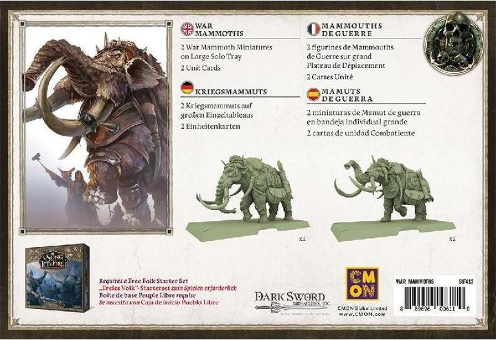 Image du produit Cmon CMND0148 - War Mammoths - A Song of Ice & Fire, à partir de 14 ans (extension) (Français)