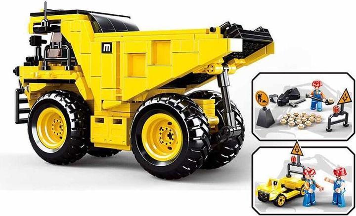 Actual product image Sluban Dump Truck Clamp Building Blocks M38-B0806