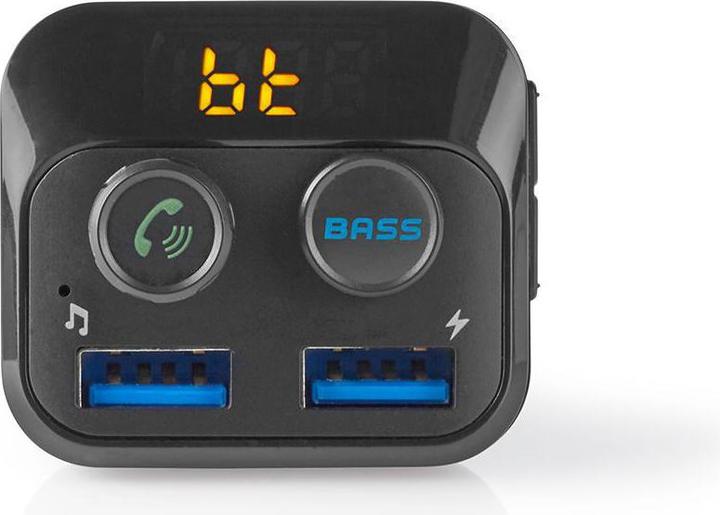 Produktbild Nedis Kfz Audio FM Transmitter Fest freisprechend 1.0 " LED Bildschirm Bluetooth® 5.0 V DC / 1.0 A