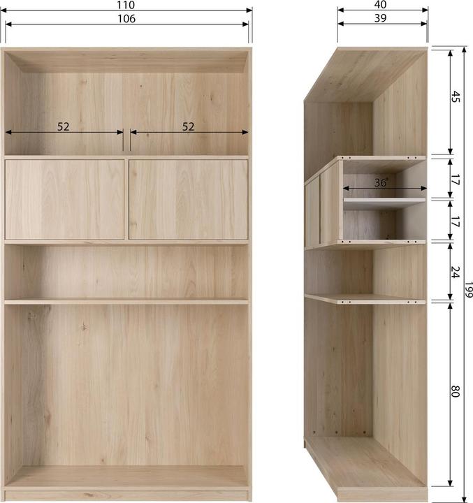 Productafbeelding Vtwonen Modulair (199 x 110 x 40 cm)