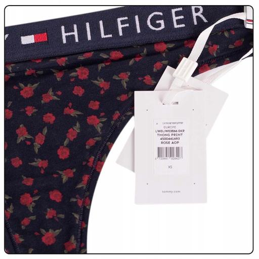 Image du produit Tommy Hilfiger Femmes Thong Print Tangas, Rose AOP, S (S, M)