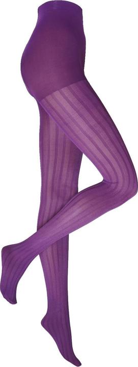 Actual product image Levee Pinstripe tights, colour 637 plum, size 52-54 (60 DEN, 52 - 54)
