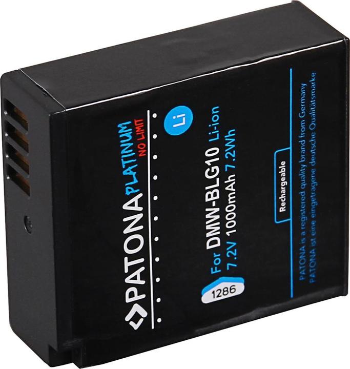Actual product image Patona Platinum Battery Panasonic DMW-BLG10 (Camera battery)