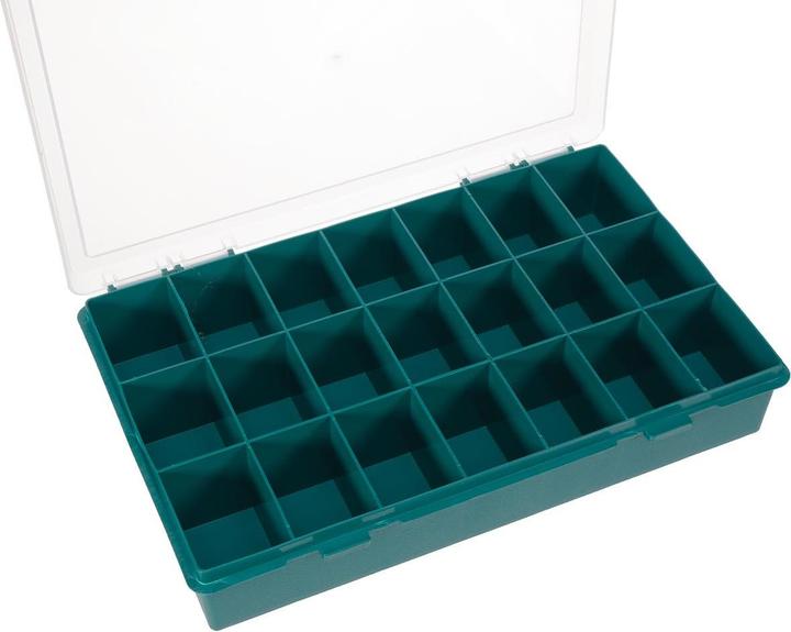 Image du produit Velleman - Boîte de Rangement - 290 x 195 x 54 mm - 21 Compartiments