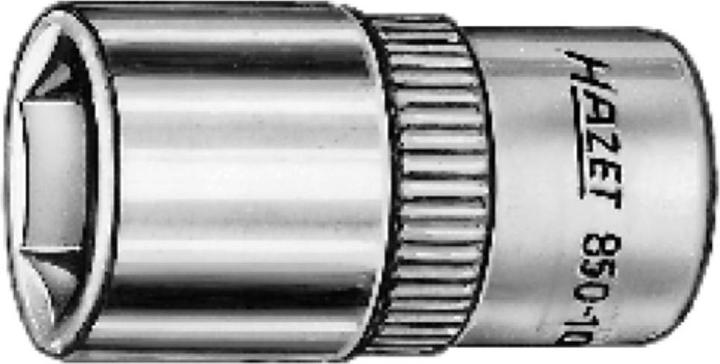 Produktbild HAZET Steckschlüsseleinsatz ∙ Sechskant 850-10 ∙ Vierkant6,3 mm (1/4 Zoll) ∙ Aussen Sechskant-Tracti… (10 mm)