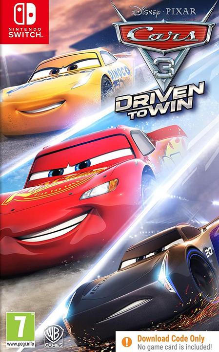 WB Cars 3 : Driven to Win (Code in a Box) (Switch, Multilingue)