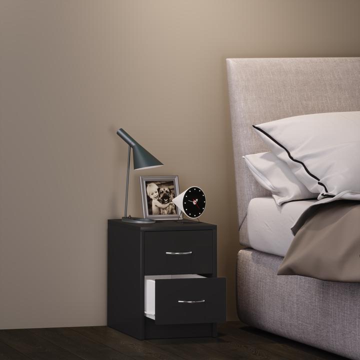 Produktbild VCM Holz Nachtschrank Boxal Mini mit Schublade (30 x 35 x 40 cm)