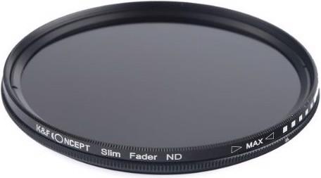 Produktbild K&F Concept Variabler ND-Filter ND2 bis ND400 (62 mm, ND- / Grauverlauffilter)