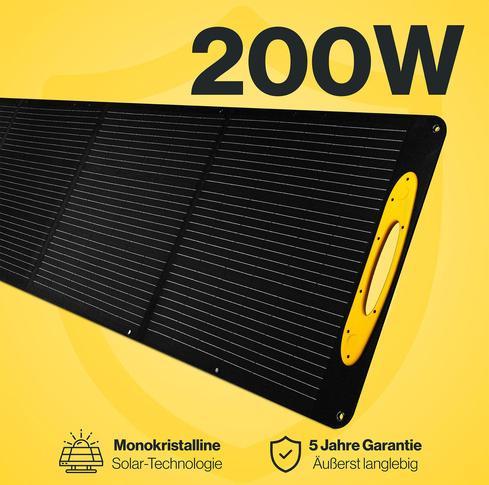 Produktbild Aqiila SUNBIRD P200 AQSO200SUN010 Solar-Ladegerät Ladestrom Solarzelle 9.75A 200W (200 W, 9.25 kg)