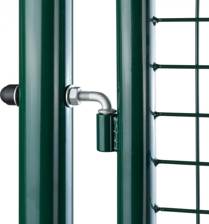 Produktbild Dema Gartentüre Gartentor Zauntüre Zauntor Metalltüre Türe 100x120 cm Moosgrün Grün