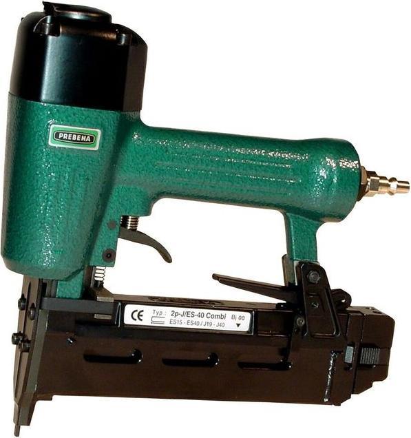 Actual product image Prebena Pneumatic nailer 2P-J/ES 40 COMBI 5 to 7 bar - in carrying case
