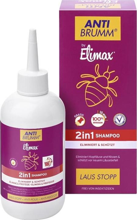 Immagine prodotto Anti-Brumm Shampoo anti-pidocchi 2in1 (250 ml, Shampoo per pidocchi)