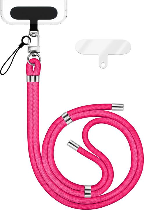 Actual product image Nalia HoldMe Lanyard Handykette – Universal Trageband für Smartphones - Verstellbar, Soft & Elastisch