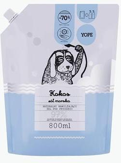 Actual product image Yope Shower gel, coconut and sea salt 93%, 800 ml refill (800 ml)
