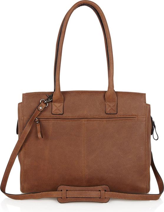 Castelijn & Beerens Carisma Schultertasche RFID Leder 38 cm Laptopfach