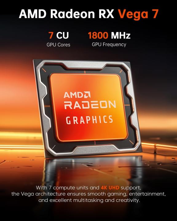 Immagine prodotto AceMagic Mini PC mit Ryzen 5, Windows 11 Pro, 4K Display (AMD Ryzen 5 7430U, 32 GB)