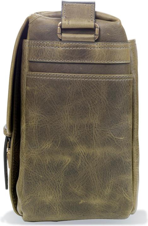 Produktbild Only-Bags.Store Leder Vintage 16" Laptop Tasche, Kameratasche, Aktentasche, Schulranzen, Portfolio Notebook Tablet