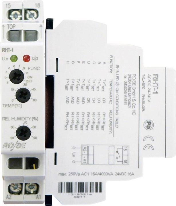 Immagine prodotto Rose Lm Combinazione igro-termostato (Vari)