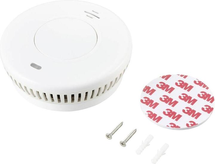 Actual product image Sygonix Funk-Rauchwarnmelder inkl. 10 Jahres-Batterie, vernetzbar batteriebetr