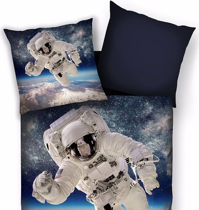 Produktbild Traumschlaf Astronaut Weltall (Duvetbezug, 155x220 cm + 80x80 cm)