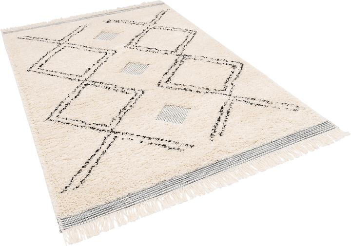 Produktbild Pergamon In & Outdoor Teppich Shaggy Sylt Rauten (120 x 170 cm)