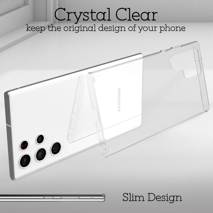 Actual product image Nalia Clear Transparent Hybrid Sleeve (Samsung Galaxy S22 Ultra)