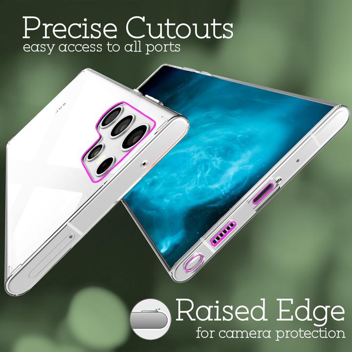 Actual product image Nalia Clear Transparent Hybrid Sleeve (Samsung Galaxy S22 Ultra)
