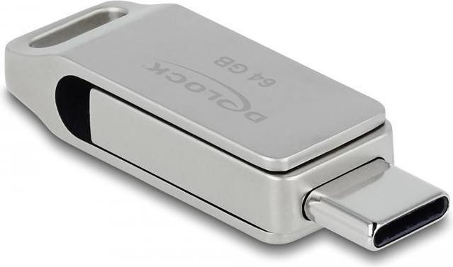 Actual product image Delock USB flash drive (64 GB, USB-A, USB-C)