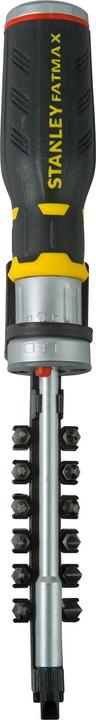Produktbild Stanley Stan Bit-Schraubendr.-Set FatMax 12 Bits FMHT0-62689 (Pozidriv-Kreuzschlitz (PZ), Schlitz, Phillipps-Kreuzschlitz (PH))
