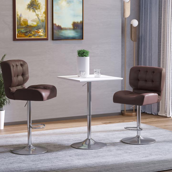 Produktbild Homcom Bistrotisch höhenverstellbar (60 x 60 x 92 cm)