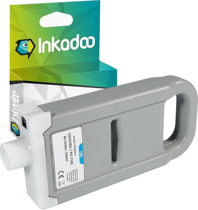 Produktbild Inkadoo Druckerpatronen kompatibel mit Canon 2357C001 / PFI-710Y Tintenpatrone