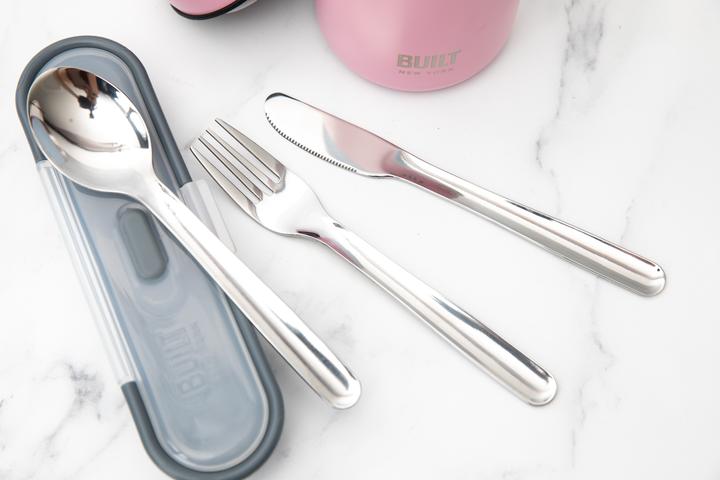 Immagine prodotto Built Set di posate in tre pezzi con custodia portatile