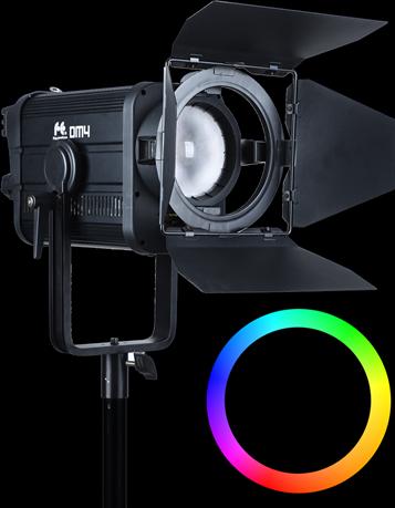 Image du produit Falcon Eyes RGB LED Fresnel Spot Dimmable DM4 400W