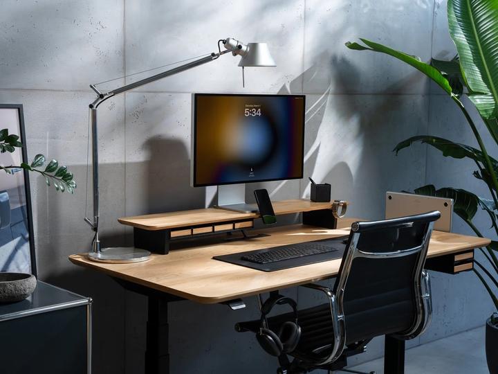 Produktbild Balolo Desk Cockpit Eiche (Massiv) Schreibtisch (160 x 80 cm)