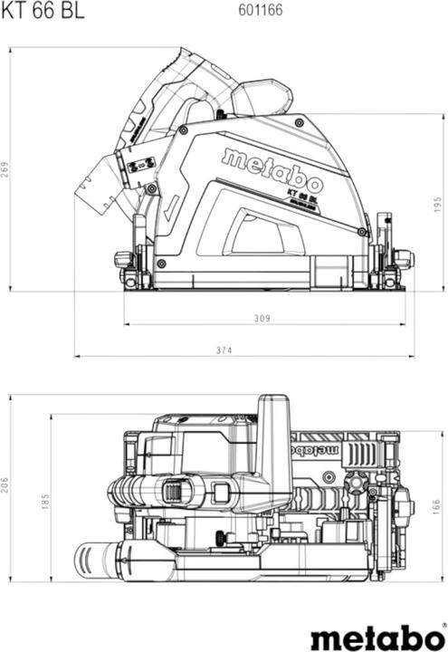 Produktbild Metabo KT 66 BL
